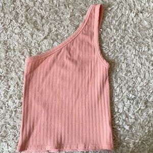 one shoulder tank top american eagle